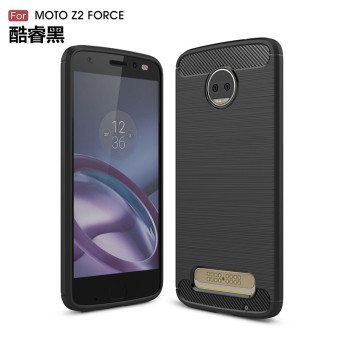 Gambar Motorola z2 motoz2force penurunan sederhana resistensi murni silikon lembut telepon shell pelindung lengan