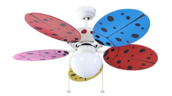 Gambar MT.EDMA 42IN Ladybird Ceiling Fan Dengan Lampu Dekorasi Type Baru  Multi Color