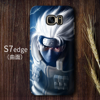 Gambar Naruto S7edge note8 S8 Sasuke animasi kartun cangkang keras shell telepon