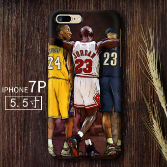 Gambar NBA 7iphone7plus Apel basket kustom telepon matte shell shell telepon