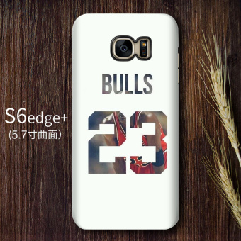 Gambar NBA S6 EDGE S6 s8 matte layar melengkung lurus cangkang keras handphone shell