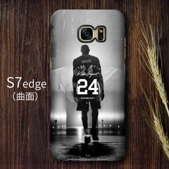 Gambar NBA S7edge S7 S8 matte layar melengkung lurus handphone shell pelindung lengan