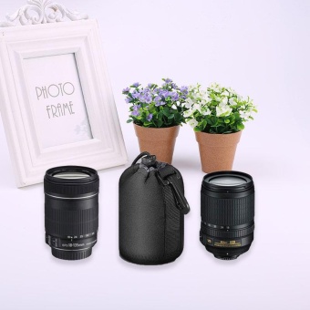 Gambar Neoprene DSLR SLR Camera Lens Carrying Storage Protector Case PouchBag M Size   intl