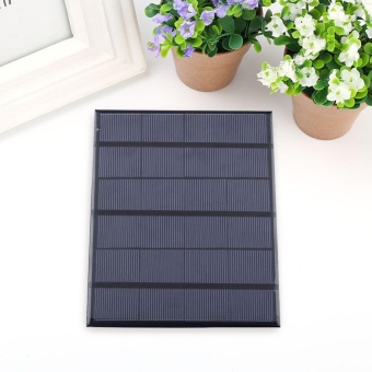 Gambar New best Solar Panel two sockets Battery Charger high efficiencyoutput 6 Cell   intl