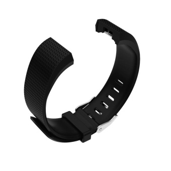 Gambar New Fashion Sports Silicone Bracelet Strap Band For Fitbit 2 BK  intl