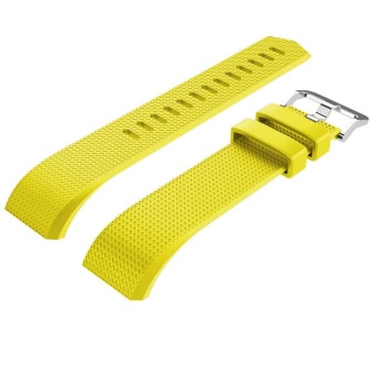 Gambar New Fashion Sports Silicone Bracelet Strap Band For Fitbit 2 YE  intl