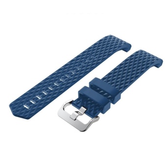 Gambar New Fashion Sports Silicone Bracelet Strap Band + HD Film ForFitbit Charge 2 BU   intl