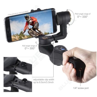 New JJ-1 2-Axis ABS Handheld Gimbal Brushless Stabilizer forSmartphone Iphone 6 - intl