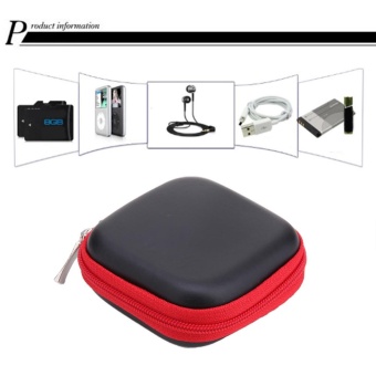 New Mini Square EVA Case Headset Bluetooth Earphone Cable StorageBox - Intl Juli 2018 - 3 New Mini Square EVA Case Headset Bluetooth Earphone Cable StorageBox - intl - 3