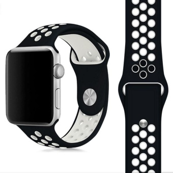 Gambar New Replacement Silicone Sport Bracelet Strap Band Clasp for AppleWatch 38mm 42mm iWatch   38mm 15#   intl