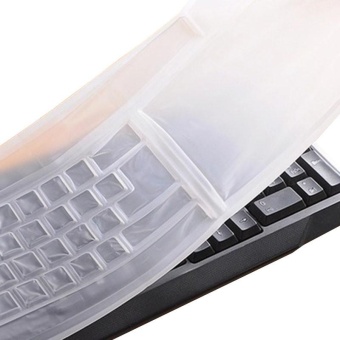 Gambar New Universal Silicone Desktop Computer Keyboard Cover SkinProtector Film 1PC   intl