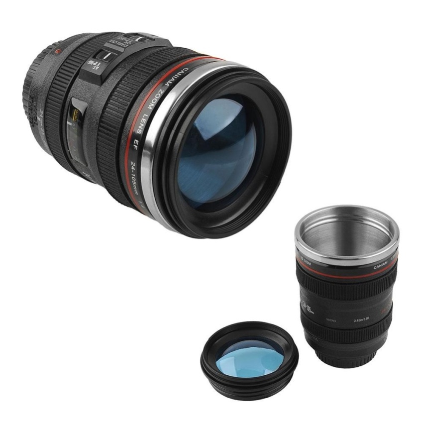 Gambar New Zoom Zoomable Lens Cup Same Size With EF 24 105mm For CoffeeTea Milk Water   intl