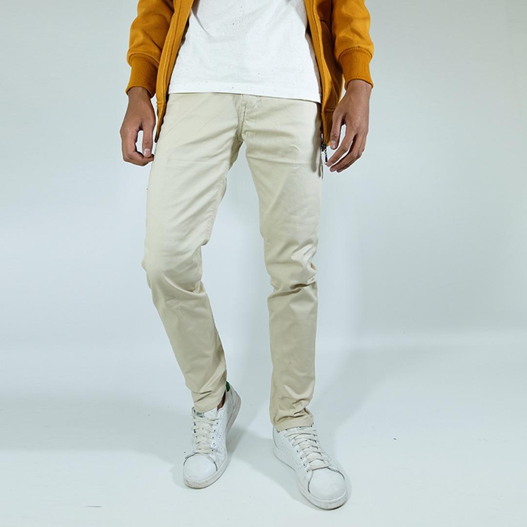 NHS Celana Chino Pria Slim Fit