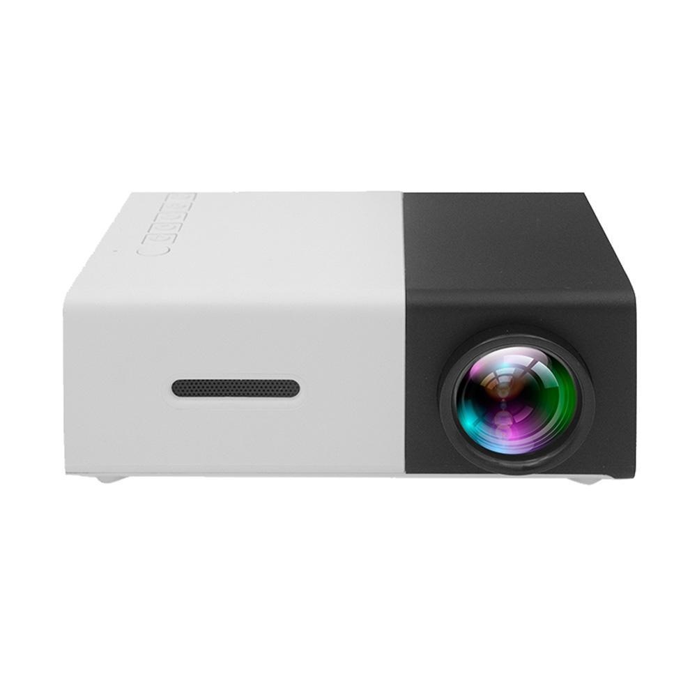 NiceEshop YG30 Portable HD Mini LED Proyektor dengan PC Laptop USB/SD/AV/HDMI Input untuk Video Movie Game Home Entertainment Proyektor dengan Remote Control, Hadiah Natal Terbaik-Intl