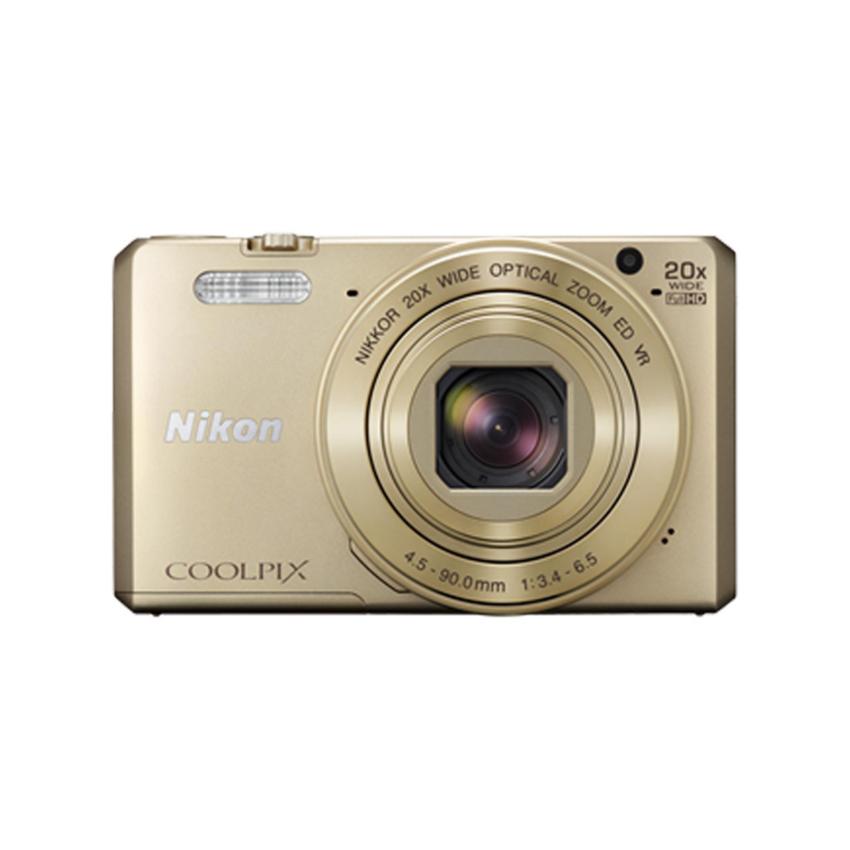 Nikon Camera Digital COOLPIX 16MP Camera with 20x Optical Zoom - S7000 - Gold  