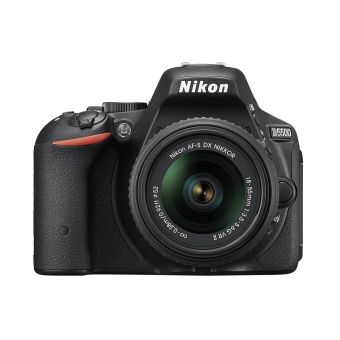 NIKON Camera DSLR 24 MP with Nikkor Lens 18 - 55mm VRII f/1.4 - 3.2 inch Touch Screen Vari-angle LCD - Hitam  