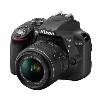 Nikon Camera DSLR D3300 - Resmi PT Nikon Indonesia - Hitam  