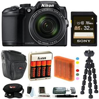 Nikon COOLPIX B500 Digital Camera w/ Sony 32GB Memory Card & Secure Digital Reader USB Accessory Bundle - intl  