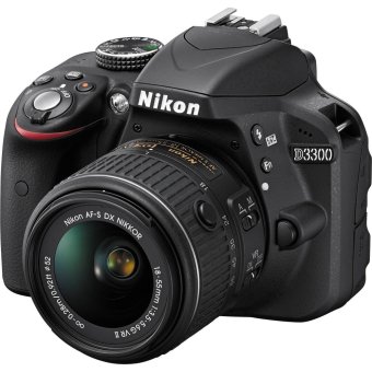 Nikon D3300 Kit 18-55mm VR II - Hitam  