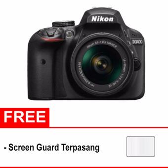 Nikon D3400 Kit 18-55mm - Hitam (Free Screenguard Terpasang)  