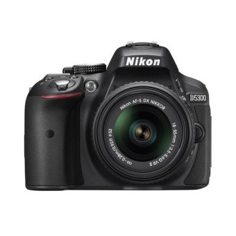 Nikon D5300 + 18-55mm VR II lens set / 24.2 mega pixel (Black) - intl  