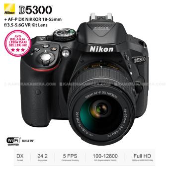 NIKON D5300 AF-P DX NIKKOR 18-55mm f35-56G VR Kit 242MP