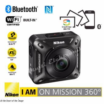 Nikon KeyMission 360 4K Action Camera - Hitam