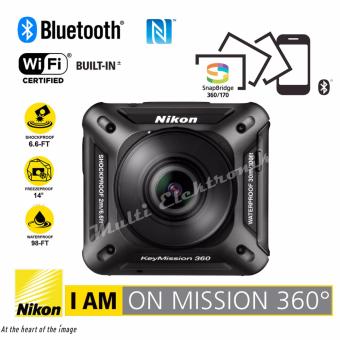 Nikon KeyMission 360 4K Action Camera - Hitam