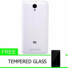 Nillkin Original Nature TPU Soft Case / Jelly Soft Case for Xiaomi Hongmi Redmi Note 2 (Note2 MIUI 6) - Putih + free Tempered Glass