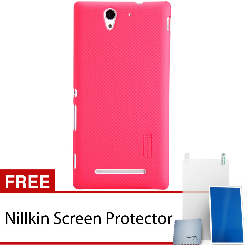 ... Casing HP Xperia Z1 Source Nillkin Sony Xperia C3 Super Frosted Shield Hard Case Original