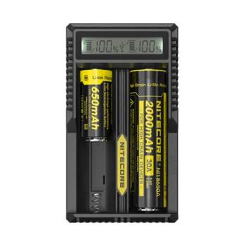 NITECORE Universal Battery Charger Dual Slot For Li-ion With High Definition LCD - UM20 - Hitam Desember 2018 - 2 NITECORE Universal Battery Charger Dual Slot for Li-ion with High Definition LCD - UM20 - Hitam - 2