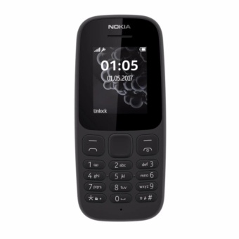 Nokia 105 DS 2017 Handphone - Black