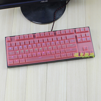 Gambar Nol mekanik keyboard desktop yang film pelindung penutup debu set m