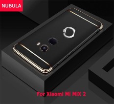NUBULA untuk Xiaomi Mi Mix 2 3 In 1 Hard PC Pelindung Belakang Menutupi Case/Anti Jatuh Ponsel Cover /tahan Guncangan Ponsel Case dengan Logam Cincin-Intl