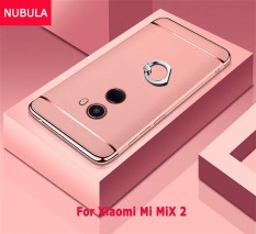 NUBULA untuk Xiaomi Mi Mix 2 3 In 1 Hard PC Pelindung Belakang Menutupi Case/Anti Jatuh Ponsel Cover /tahan Guncangan Ponsel Case dengan Logam Cincin-Intl