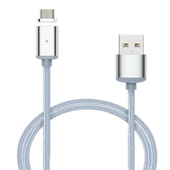 Gambar Nylon 3 in 1 Magnetic Micro USB Adapter For Lightning Sync Wire Data Cable Fast Charging Both For iphone Android ipad ipod P1830   intl