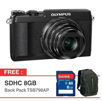 Olympus SH-2 - 16 MP - Hitam + Targus TSB798AP-50 + Gratis SDHC 8GB  