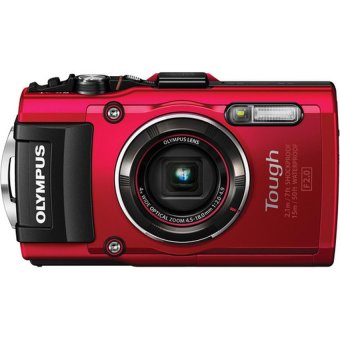 Olympus Stylus TOUGH TG-4 16MP Digital Camera RED Full HD WiFi GPS WATERPROOF - intl  