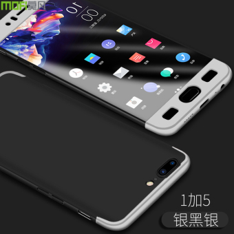 Gambar OnePlus silikon all inclusive anti Drop lulur cangkang keras handphone shell