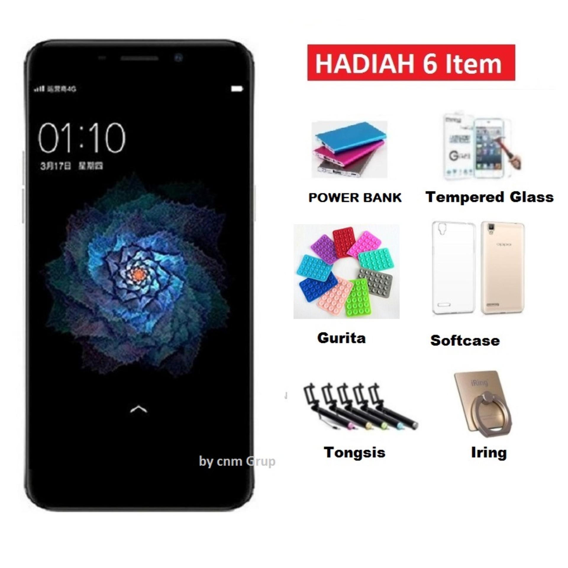 Oppo A37 Black - Free 6 Item