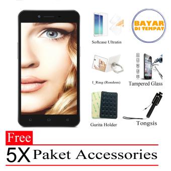 Oppo A37 Ram 2GB/16GB (Free 5x Paket Accessories) Black - Smartphone  