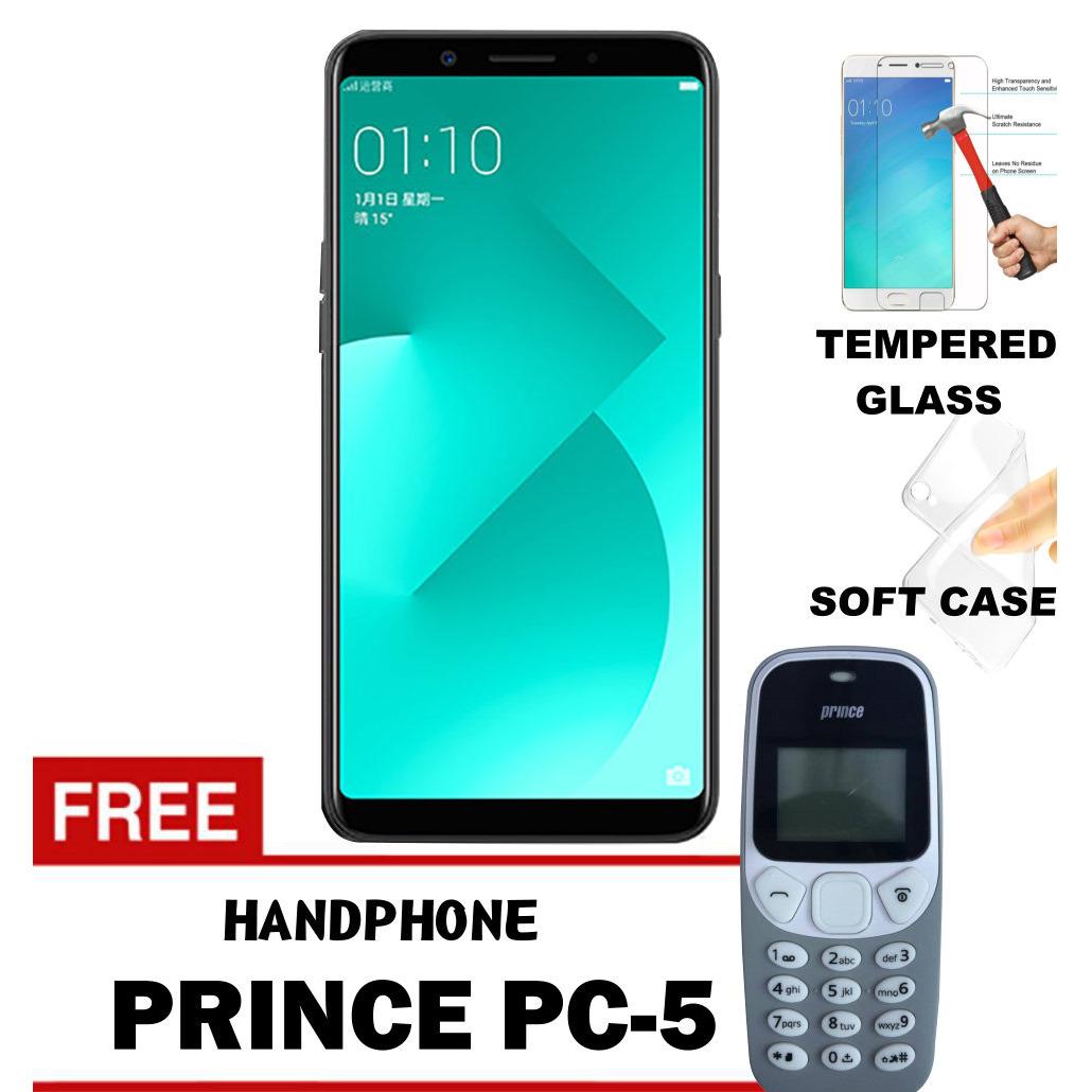 Oppo A83 3/32 GB - Black Free Handphone Prince PC-5 Garansi Resmi Cash Dan Kredit