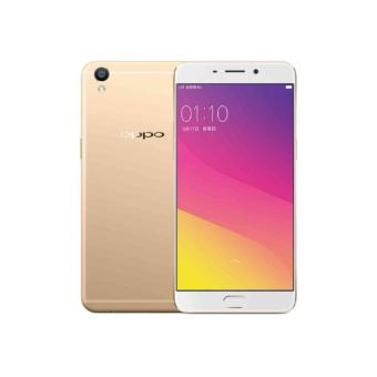 Oppo F3 Ram 4GB Room 64GB Gold Garansi Resmi - Softcase - Charger Stand Dock - Tempered Glass  