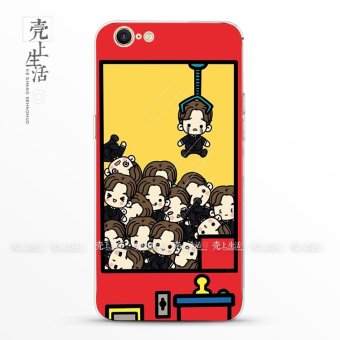 Gambar Oppoa33 kartun lembut lengan pelindung shell telepon