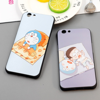 Gambar Oppoa59 a59m kartun panas silikon lega pelindung lengan telepon shell