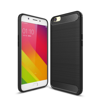 Gambar Oppoa59s a59m sederhana bisnis serat karbon menjatuhkan resistensi lengan pelindung shell telepon