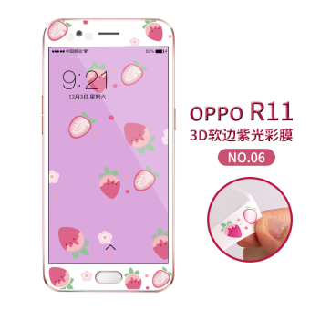 Gambar Oppor11 oppor11plus kartun bantuan lembut kaca pelindung layar pelindung layar