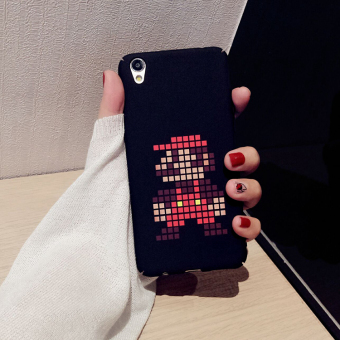 Gambar Oppor11 r11plus kartun matte cangkang keras ponsel shell