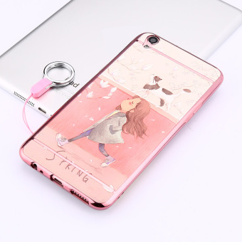 Gambar Oppor9 Silikon Penurunan Drop Ultra tipis Semua Termasuk Soft Shell Handphone Shell