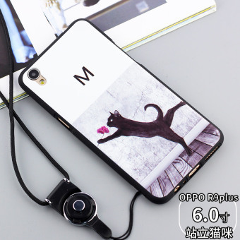 Gambar Oppor9 r9plus kepribadian semua termasuk merek populer dari silikon lembut telepon shell